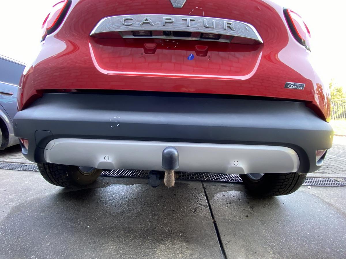 Renault Captur 1 original Stossf&auml;nger Sto&szlig;stange hinten BIXPA Rouge Flamme f&uuml;r Fahrzeuge mit PDC Bj.2017